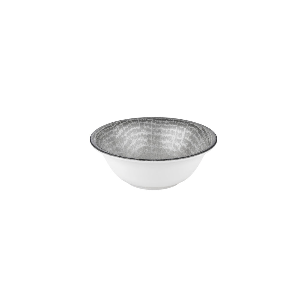 Turgla Luna dia.8.75Inch  h:3Inch  42 oz. Round Gray Vitrified Bowl SKU: T-LNZT22KS-6