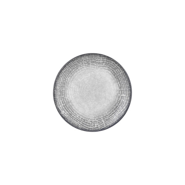 Turgla Luna dia.9Inch  Round Gray Vitrified Plate SKU: T-LNZT23DZ-12