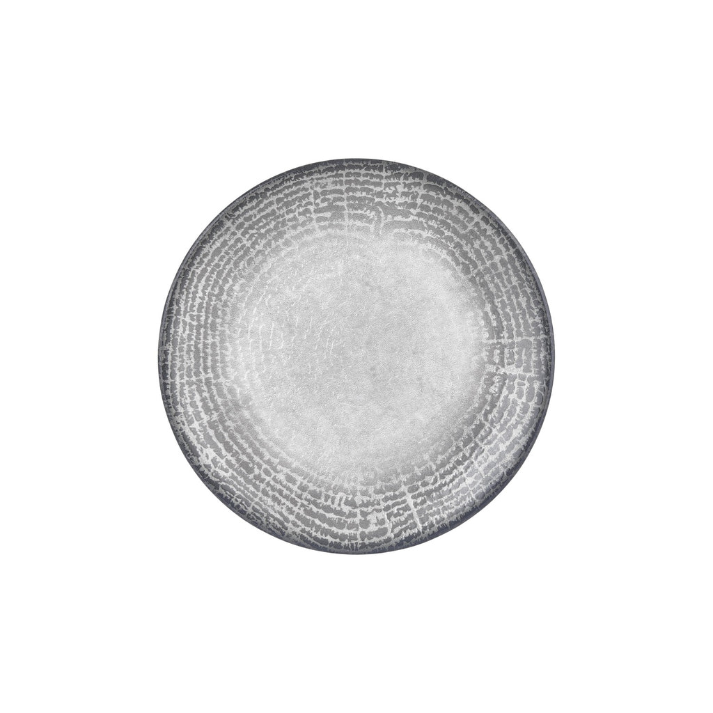 Turgla Luna dia.11.75Inch  Round Gray Vitrified Plate SKU: T-LNZT30DZ-6
