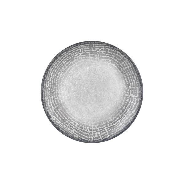 Turgla Luna dia.11.75Inch  Round Gray Vitrified Plate SKU: T-LNZT30DZ-6