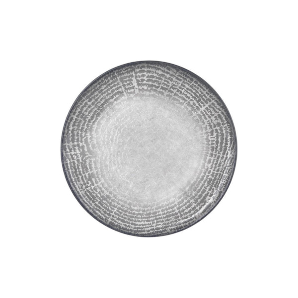 Turgla Luna dia.12.5Inch  x 12.5Inch  Round Gray Vitrified Pizza Plate SKU: T-LNZT32PZT-6