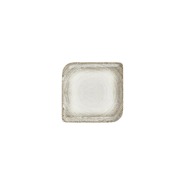Turgla Misis 6Inch  x 6Inch  Square Brown Vitrified Plate SKU: T-MSAR20KR-12