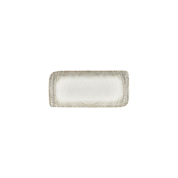 Turgla Misis 9.5Inch  x 6Inch  Rectangular Brown Vitrified Plate SKU: T-MSAR28DT-12