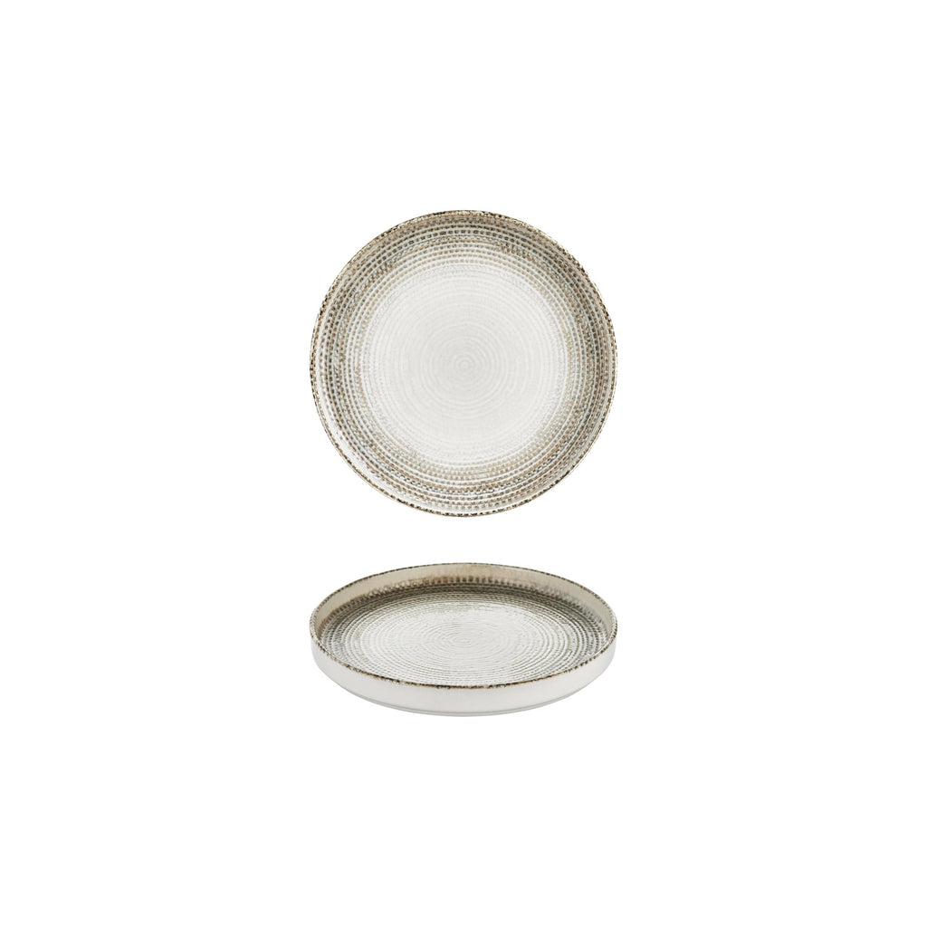 Turgla Misis dia.6.25Inch  Round Brown Vitrified Plate SKU: T-MSHL16RD-6