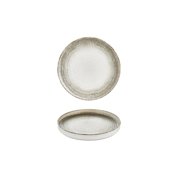 Turgla Misis dia.7.5Inch  Round Brown Vitrified Plate SKU: T-MSHL19RD-6