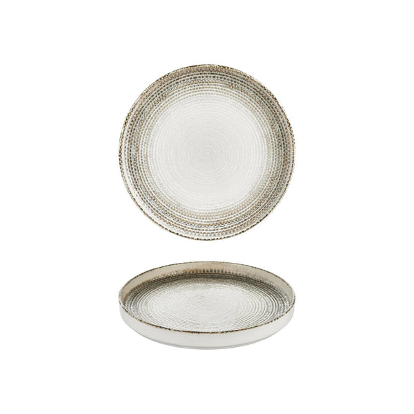 Turgla Misis dia.9Inch  Round Brown Vitrified Plate SKU: T-MSHL23RD-6