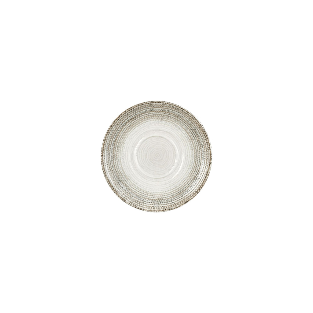 Turgla Misis dia.7.5Inch  Round Brown Vitrified Saucer SKU: T-MSZT19KNS-12