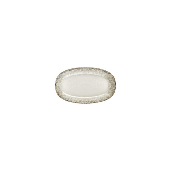 Turgla Misis 7.5Inch  x 4.25Inch  x h:1Inch  Oval Brown Vitrified Platter SKU: T-MSZT19OV-12