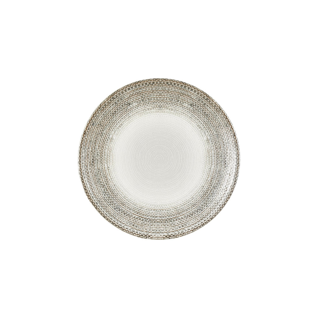 Turgla Misis dia.10.75Inch  Round Brown Vitrified Plate SKU: T-MSZT27DZ-12