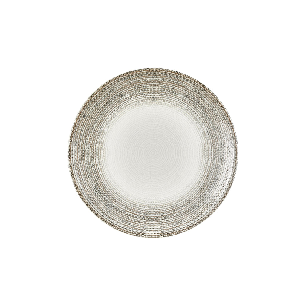 Turgla Misis dia.11.75Inch  Round Brown Vitrified Plate SKU: T-MSZT30DZ-6