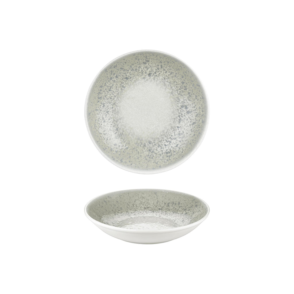 Turgla Natura Ocean dia.9Inch  h:1.75Inch  34 oz. Round Blue Vitrified Deep Plate SKU: T-NMFL23CK-6