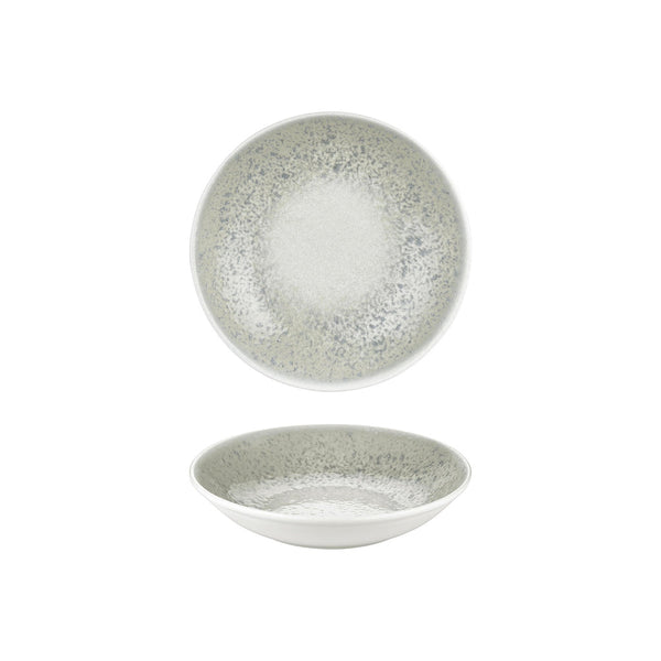 Turgla Natura Ocean dia.9Inch  h:1.75Inch  34 oz. Round Blue Vitrified Deep Plate SKU: T-NMFL23CK-6