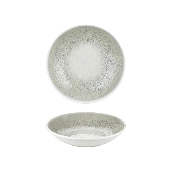 Turgla Natura Ocean dia.9.75Inch  h:2Inch  44 oz. Round Blue Vitrified Deep Plate SKU: T-NMFL25CK-6
