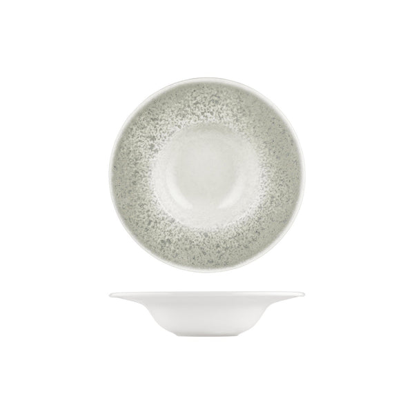 Turgla Natura Ocean dia.9.75Inch  h:2Inch  14 oz. Round Blue Vitrified Deep Plate SKU: T-NMGT25CK-6