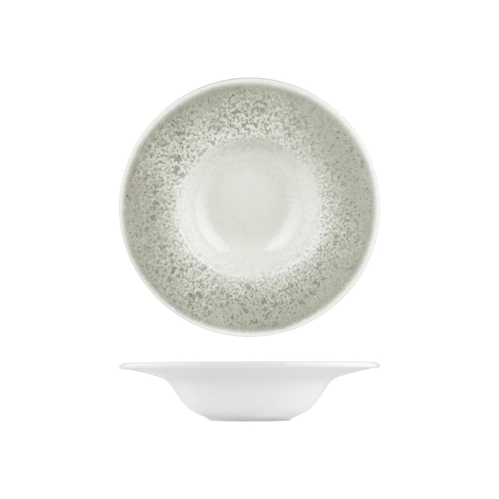 Turgla Natura Ocean dia.11Inch  h:2.25Inch  16 oz. Round Blue Vitrified Deep Plate SKU: T-NMGT28CK-6