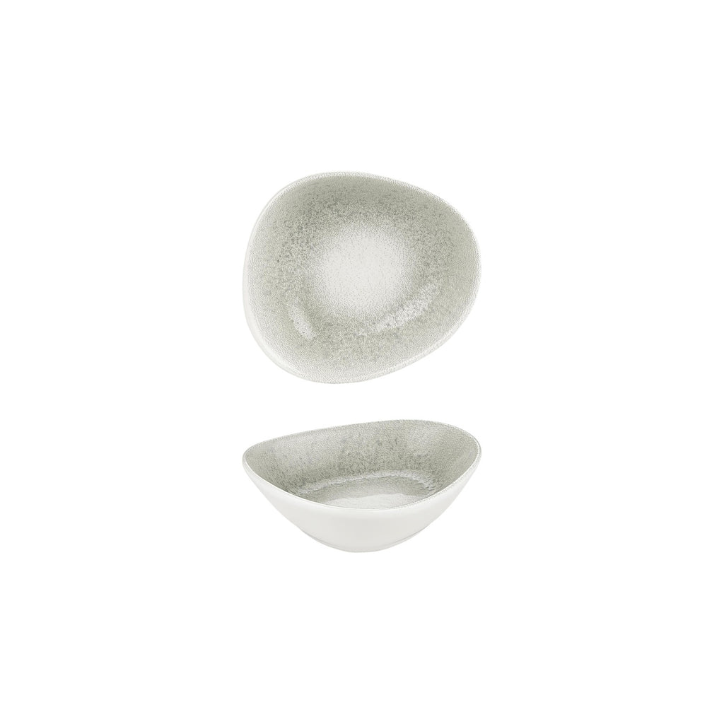 Turgla Natura Ocean 4Inch  x 3.5Inch  x h:0Inch  3 oz. Organic Blue Vitrified Bowl SKU: T-NMIS10KS-24