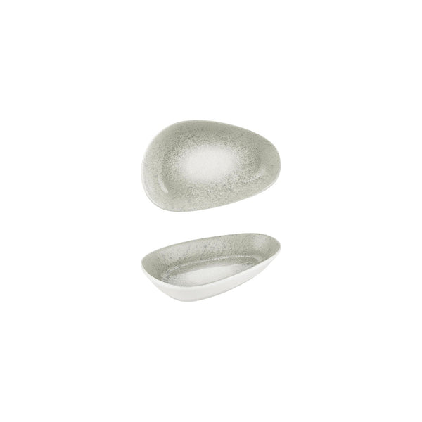 Turgla Natura Ocean 6.25Inch  x 4Inch  x h:1.25Inch  Organic Blue Vitrified Platter SKU: T-NMIS16OV-12