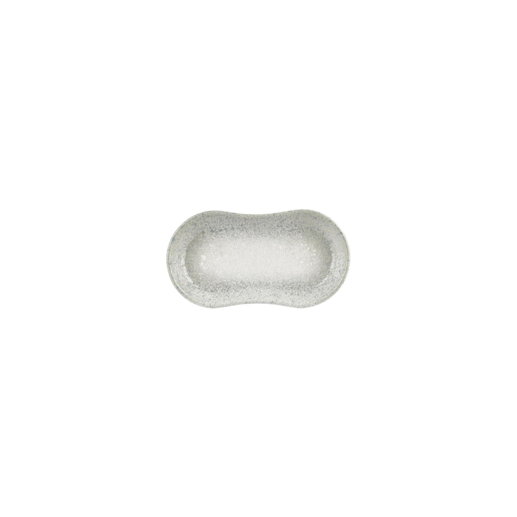 Turgla Natura Ocean 7.5Inch  x 4.25Inch  x h:1Inch  Oval Blue Vitrified Platter SKU: T-NMSM19OV-12