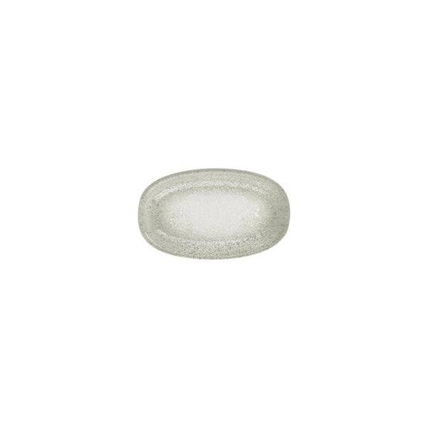 Turgla Natura Ocean 7.5Inch  x 4.25Inch  x h:1Inch  Oval Blue Vitrified Platter SKU: T-NMZT19OV-12