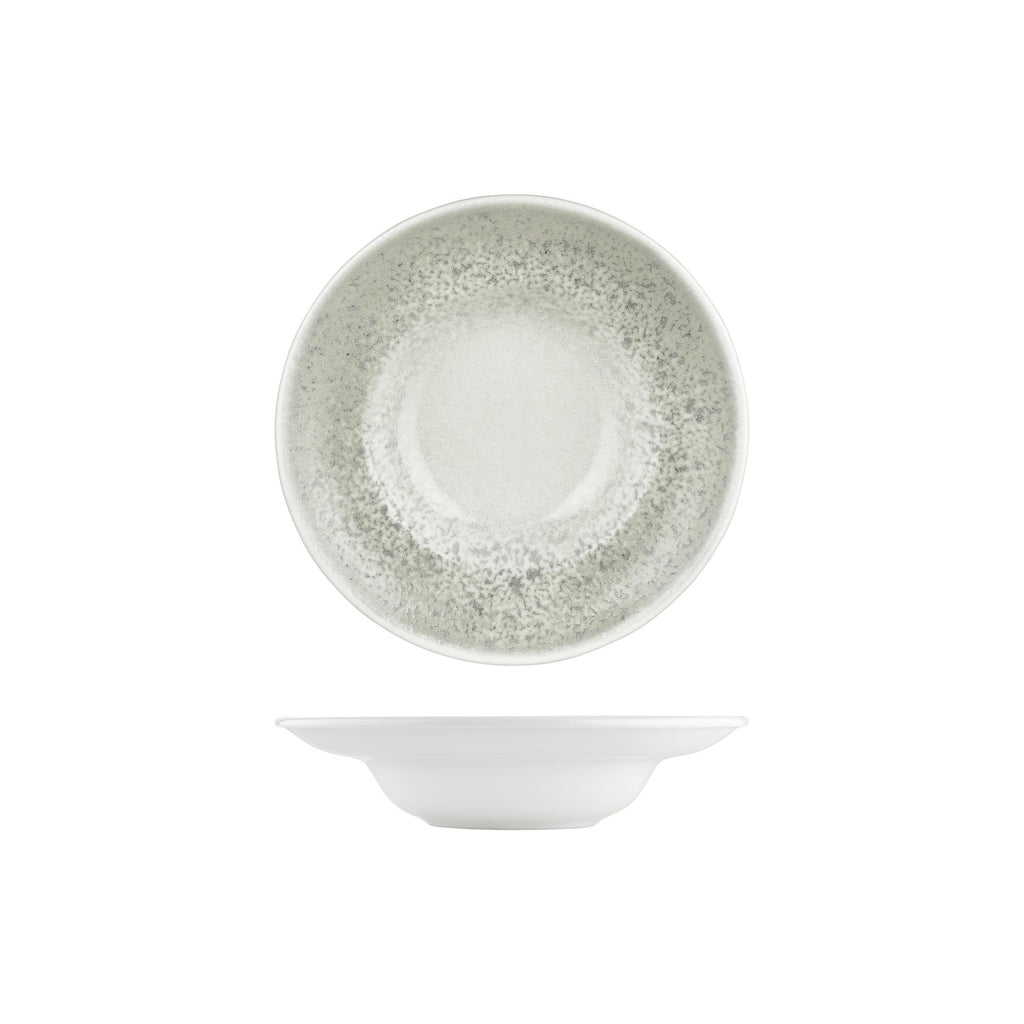 Turgla Natura Ocean dia.9.75Inch  h:2.25Inch  14 oz. Round Blue Vitrified Deep Plate SKU: T-NMZT25CK-6