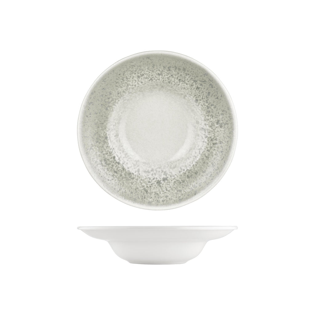 Turgla Natura Ocean dia.10.75Inch  h:2.5Inch  17 oz. Round Blue Vitrified Deep Plate SKU: T-NMZT27CK-6