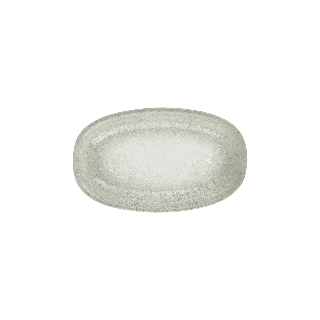 Turgla Natura Ocean 11.5Inch  x 7Inch  x h:1.25Inch  Oval Blue Vitrified Platter SKU: T-NMZT29OV-6