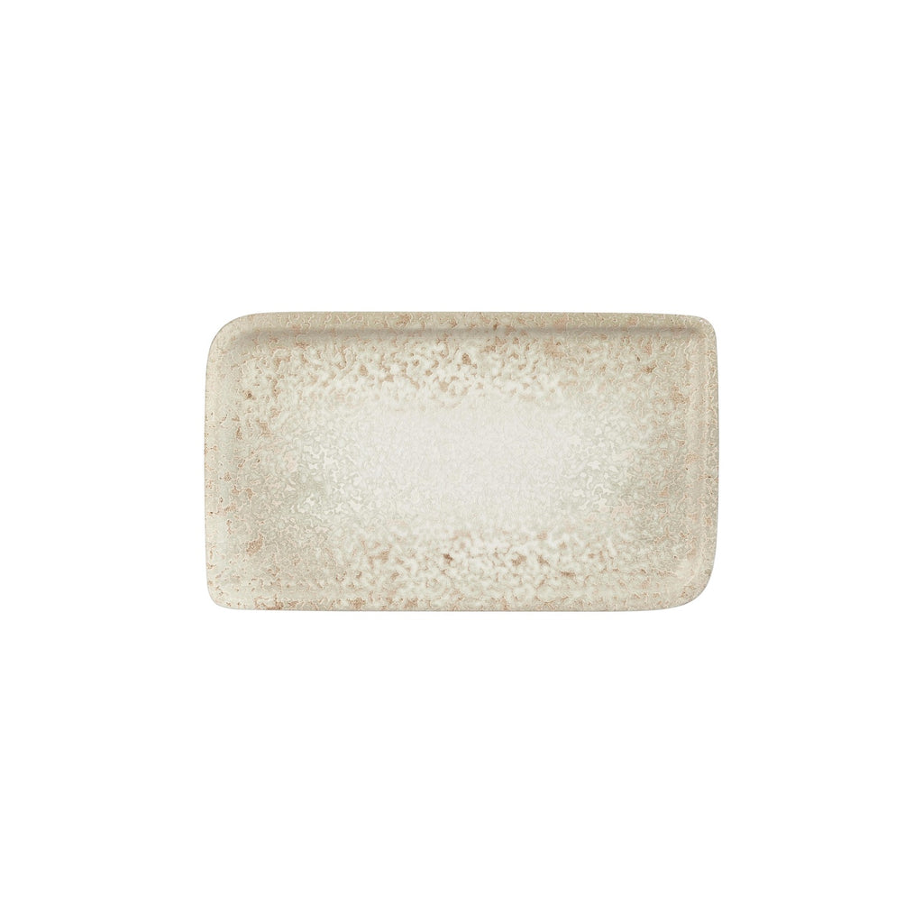 Turgla Natura 11.75Inch  x 7Inch  x h:0Inch  Rectangular Brown Vitrified Platter SKU: T-NPAR34DT-6