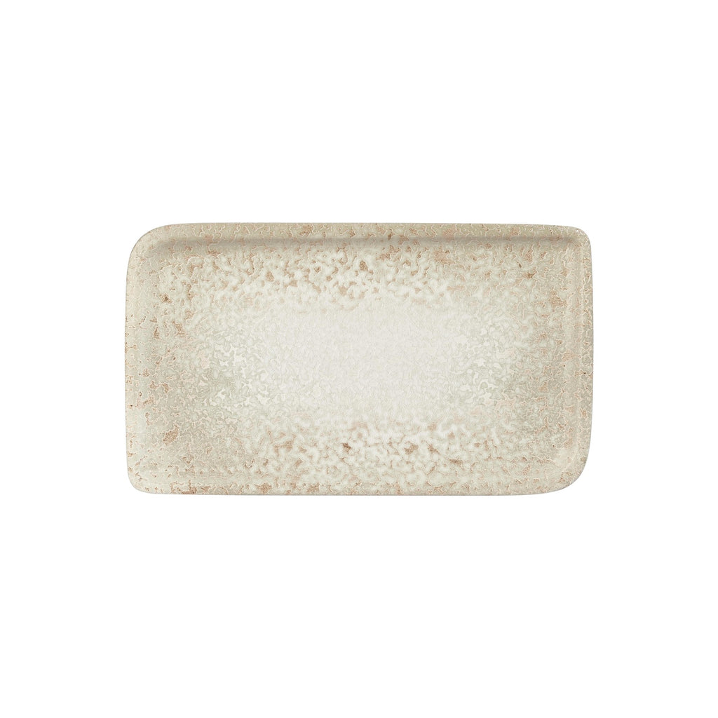 Turgla Natura 13.75Inch  x 6.25Inch  x h:0Inch  Rectangular Brown Vitrified Platter SKU: T-NPAR38DT-6