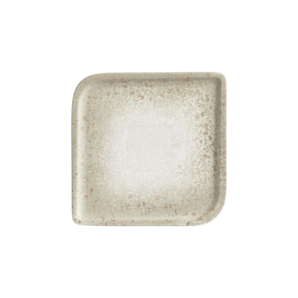 Turgla Natura 11Inch  x 11Inch  Square Brown Vitrified Plate SKU: T-NPAR38KR-6