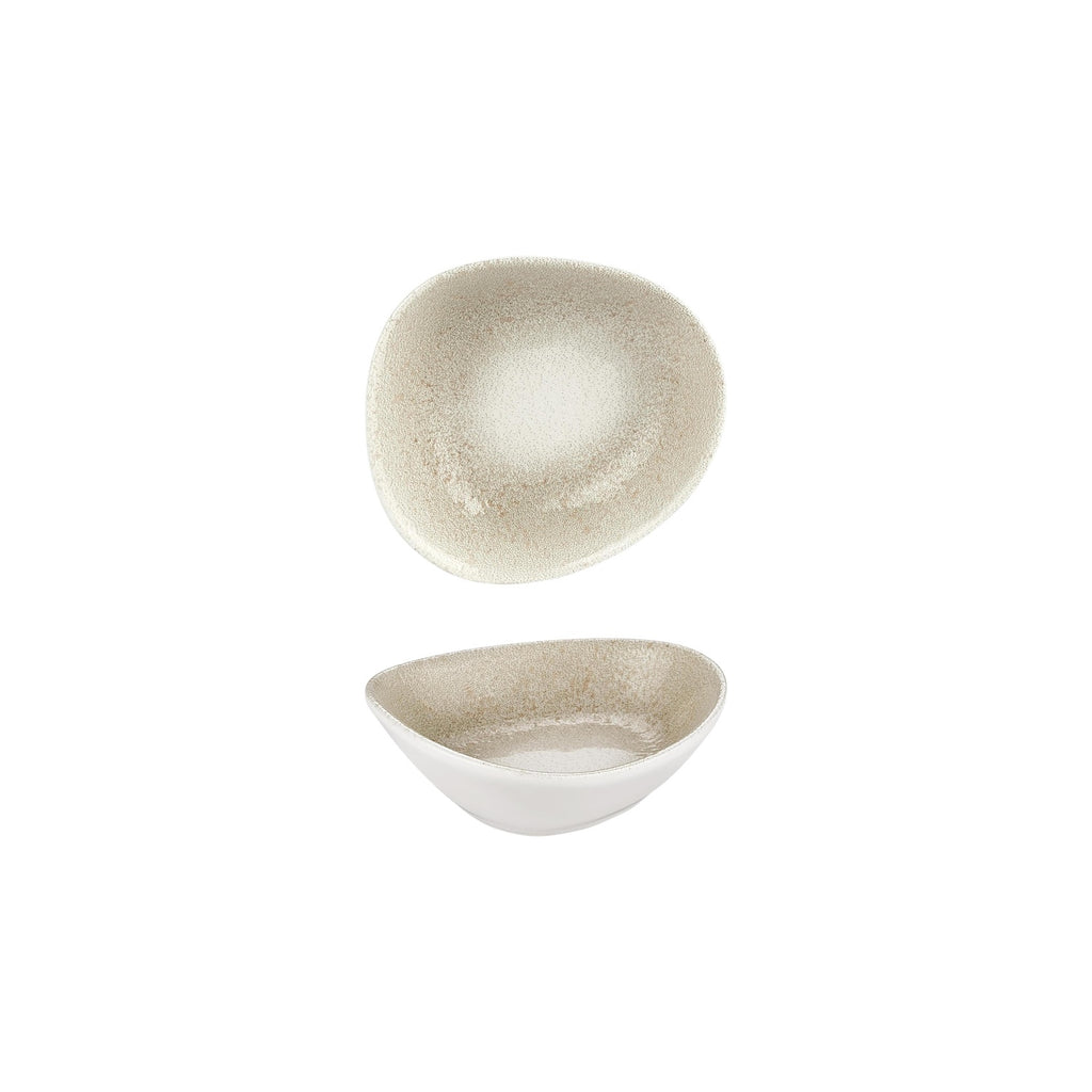 Turgla Natura 4Inch  x 3.5Inch  x h:0Inch  3 oz. Organic Brown Vitrified Bowl SKU: T-NPIS10KS-24