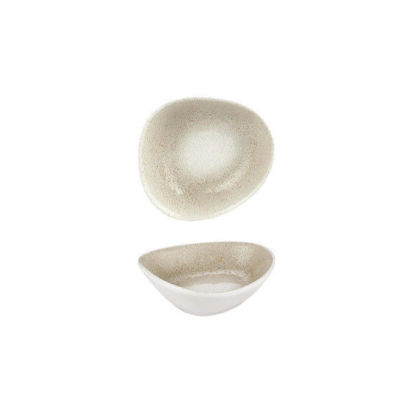 Turgla Natura 4Inch  x 3.5Inch  x h:0Inch  3 oz. Organic Brown Vitrified Bowl SKU: T-NPIS10KS-24