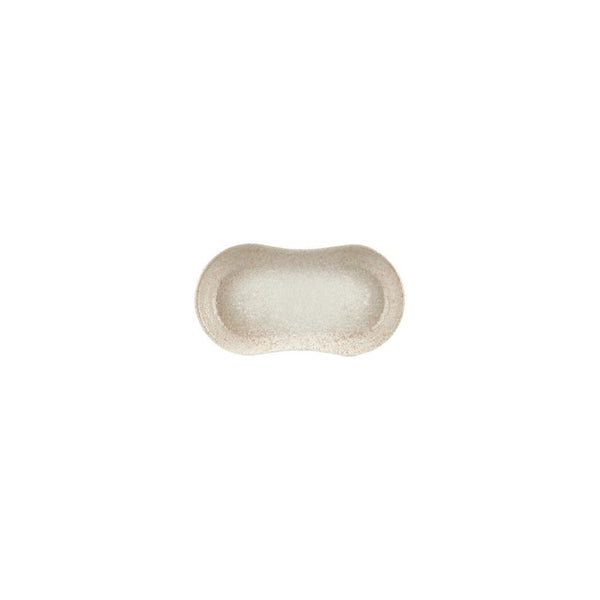 Turgla Natura 7.5Inch  x 4.25Inch  x h:1Inch  Oval Brown Vitrified Platter SKU: T-NPSM19OV-12