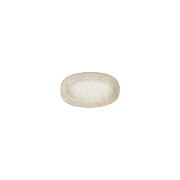 Turgla Natura 6Inch  x 3.5Inch  x h:0.75Inch  Oval Brown Vitrified Platter SKU: T-NPZT15OV-12