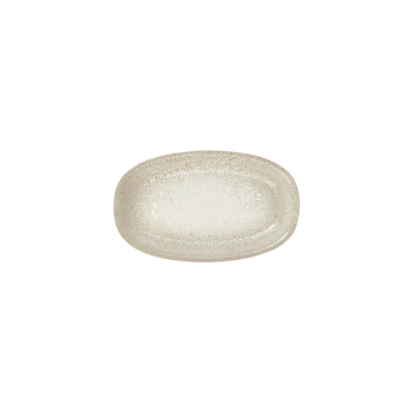 Turgla Natura 9.5Inch  x 5.75Inch  x h:1Inch  Oval Brown Vitrified Platter SKU: T-NPZT24OV-12