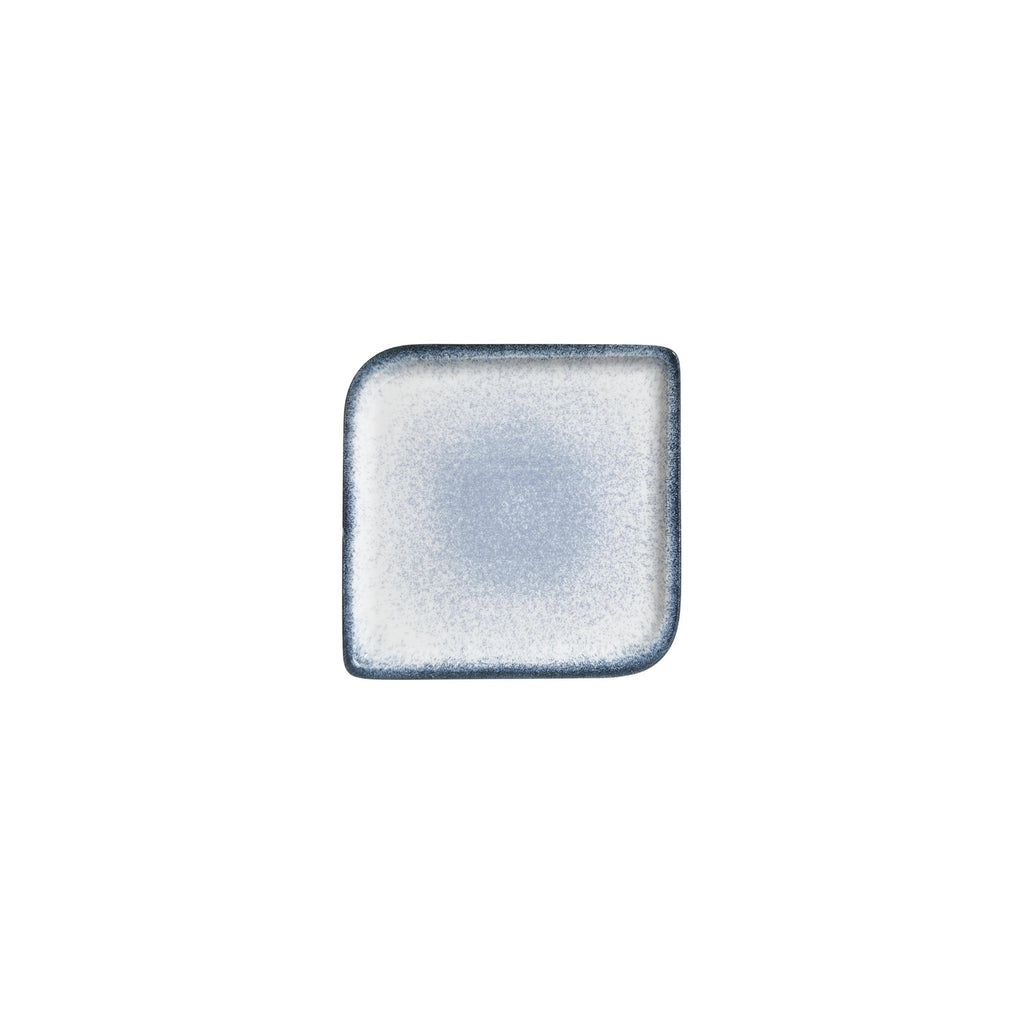 Turgla Occhio 6Inch  x 6Inch  Square Blue Vitrified Plate SKU: T-OHAR20KR-12