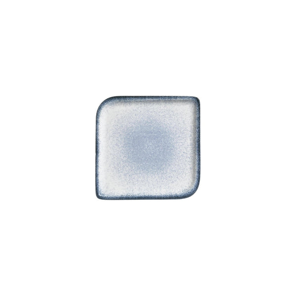 Turgla Occhio 7.5Inch  x 7.5Inch  Square Blue Vitrified Plate SKU: T-OHAR25KR-12