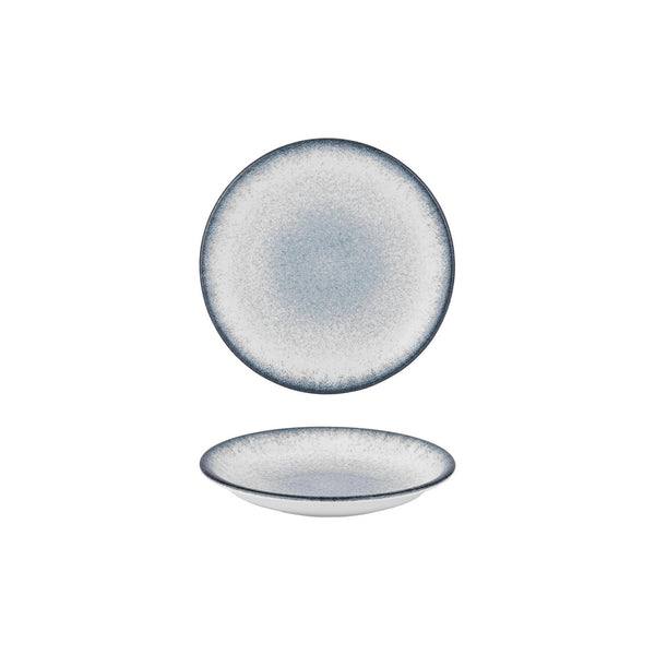 Turgla Occhio dia.8.25Inch  h:0Inch  17 oz. Round Blue Vitrified Deep Plate SKU: T-OHZT21CK-12