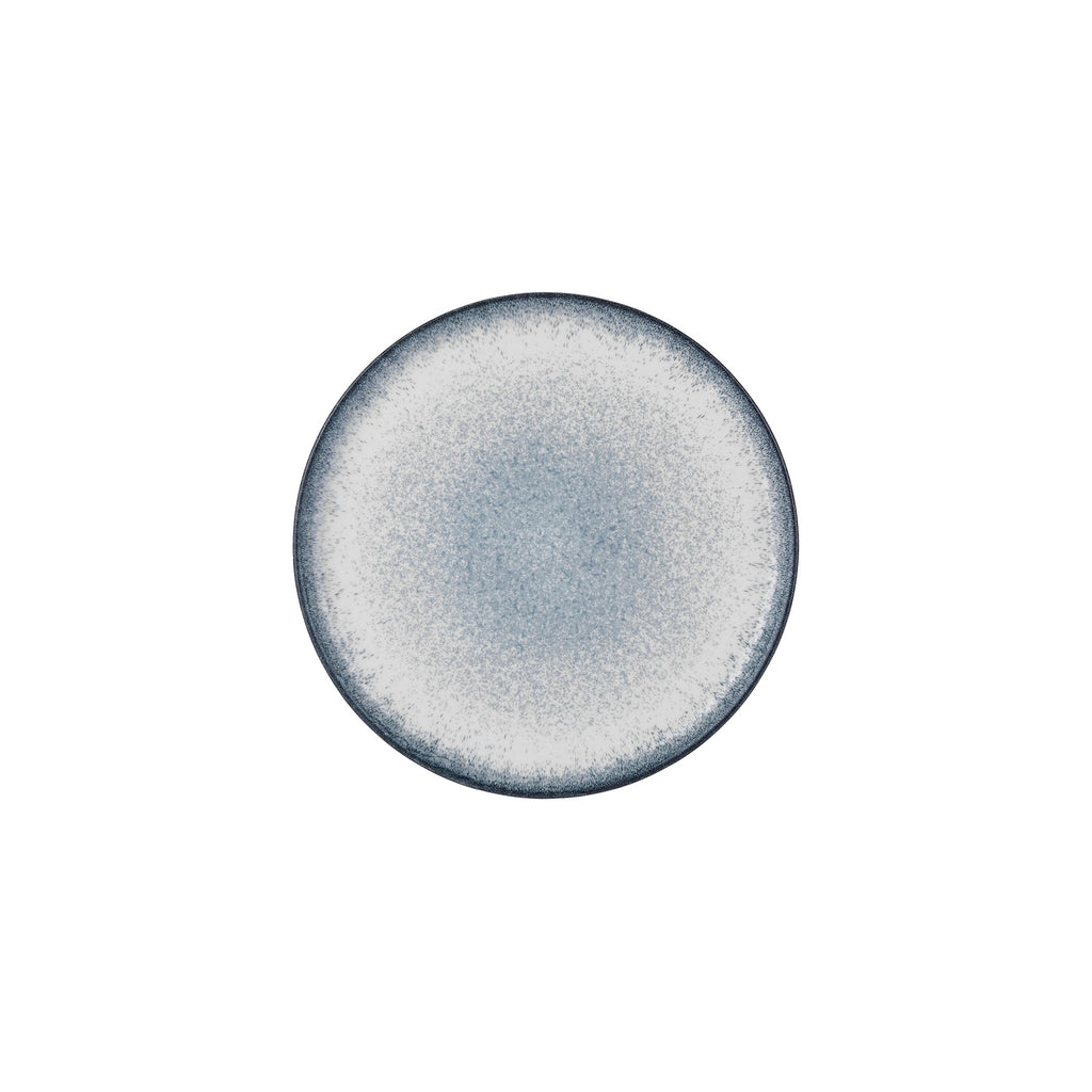 Turgla Occhio dia.9.75Inch  Round Blue Vitrified Plate SKU: T-OHZT25DZ-12