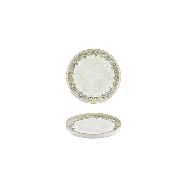 Turgla Oliva dia.6.25Inch  Round Green Vitrified Plate SKU: T-OLVHL16RD-6