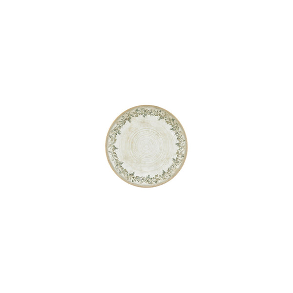 Turgla Oliva dia.6Inch  Round Green Vitrified Plate SKU: T-OLVZT15DZ-12
