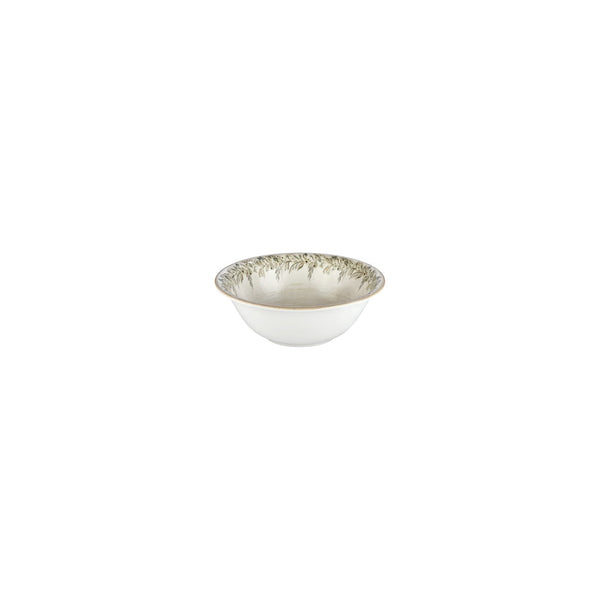 Turgla Oliva dia.6Inch  h:2Inch  12 oz. Round Green Vitrified Bowl SKU: T-OLVZT15KS-12