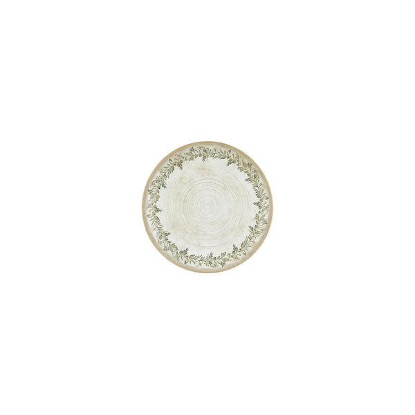 Turgla Oliva dia.6.75Inch  Round Green Vitrified Plate SKU: T-OLVZT17DZ-12