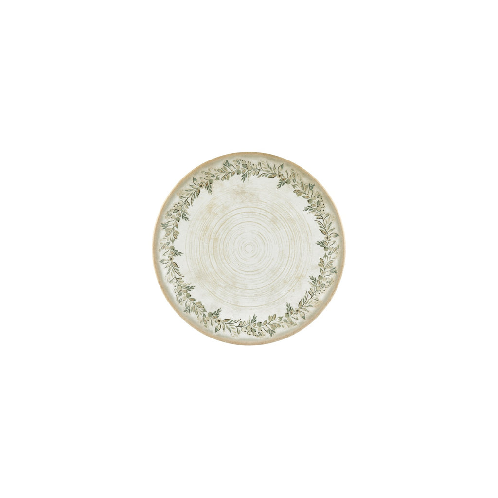Turgla Oliva dia.8.25Inch  Round Green Vitrified Plate SKU: T-OLVZT21DZ-12