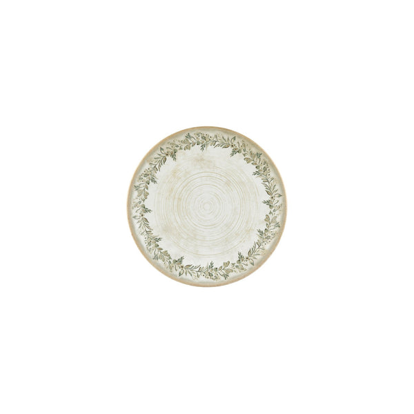 Turgla Oliva dia.8.25Inch  Round Green Vitrified Plate SKU: T-OLVZT21DZ-12