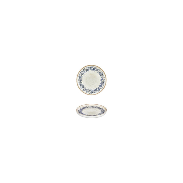 Turgla Kario dia.3.5Inch  h:1Inch  Round Blue Vitrified Deep Plate SKU: T-RKRAHL09CK-24