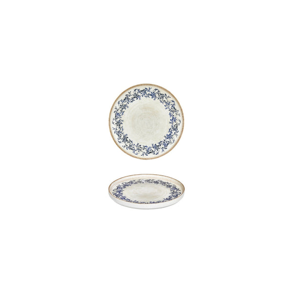 Turgla Kario dia.5.5Inch  h:1Inch  Round Blue Vitrified Deep Plate SKU: T-RKRAHL14CK-12