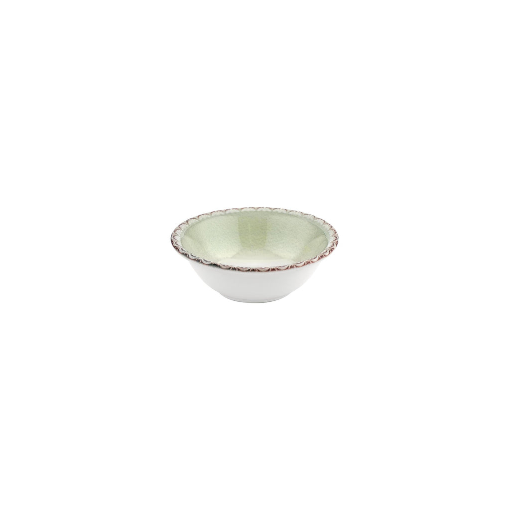 Turgla Rome dia.6Inch  h:2Inch  12 oz. Round Green Vitrified Bowl SKU: T-RMZT15KS-12