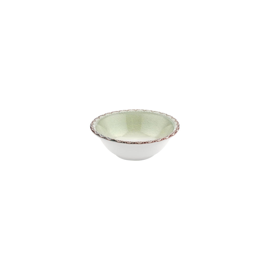 Turgla Rome dia.7Inch  h:2.5Inch  22 oz. Round Green Vitrified Bowl SKU: T-RMZT18KS-12