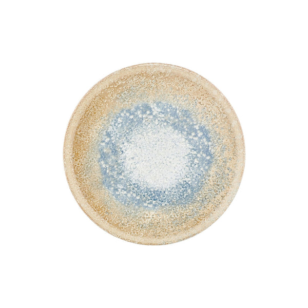 Turgla Smooth Reaction dia.12.5Inch  x 12.5Inch  Round Yellow Vitrified Pizza Plate SKU: T-RTZT32PZT-6