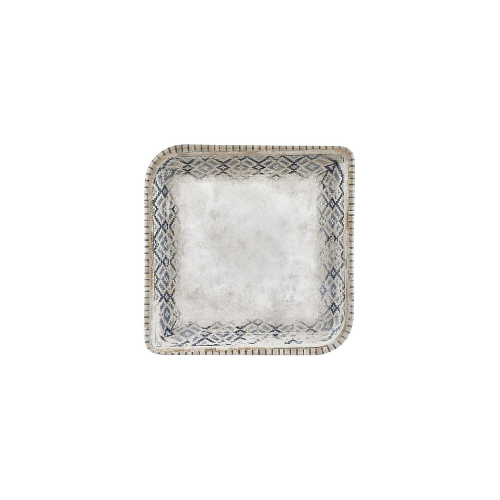 Turgla Zafira 8.75Inch  x 8.75Inch  Square Beige Vitrified Plate SKU: T-RUGAR30KR-6